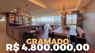 Apartamento  a venda em gramado com uma vista espetacular pro vale da serra gaucha