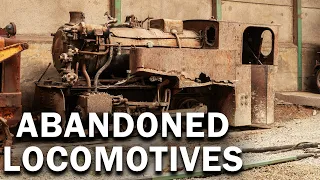 We Found 10+ Abandoned Steam Locomotives