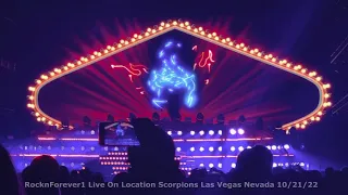 Scorpions Last Night Of The North American Tour on 10/21/22 in Las Vegas Nevada