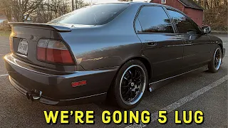 1996 Accord LX 5 Lug Conversion (Part 1)