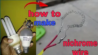 #nichromewire get nichrome wire in LED light !! easy way to find nichrome wire