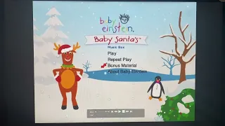 Baby Santa’s Music Box 2003 DVD Menu Walkthrough