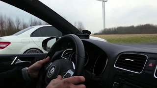 382HP Vw Golf 6 GTi Edition 35 vs 500HP Mercedes C63 AMG