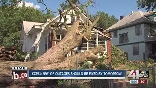 Thousands of residents still without power