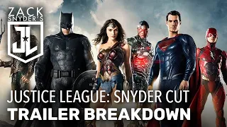 Justice League: The Snyder Cut Trailer Breakdown | Changes from Theatrical Version | HBO Max