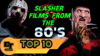 TOP 10 80s Slasher Movies!