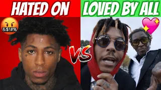 RAPPERS THAT ARE HATED ON vs RAPPERS THAT EVERYONE LOVES! 💖