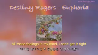 야! 내가 니 취향인 노래 찾았다 🌈 Destiny Rogers - Euphoria (가사해석, Lyrics)