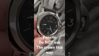 Panerai - do NOT use the crown this way #vintageseikonl #watch #Panerai #paneristi