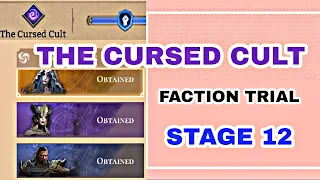 Faction Trial of The Cultists Stage 12 | Tactic and Hero Builds | Watcher Of Realms | wor | zatoi