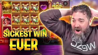 Sickest WIN EVER on NEW SLOT From Heroic Spins from Pragmatic