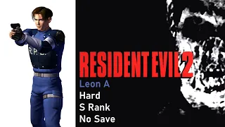 Resident Evil 2 (PC-1998) | Leon A - HARD Difficulty | S Rank - No Saves