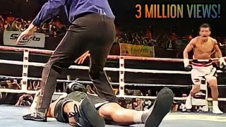 PANAMANIAN PINATULOG NG PINOY BOXER  SA ROUND 2 PA LAMANG, GRABI LAKAS SUMUNTOK😱😱