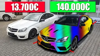 Günstig reich aussehen durch 10.000€ Bodykit?! | Mercedes C63 AMG Black Series