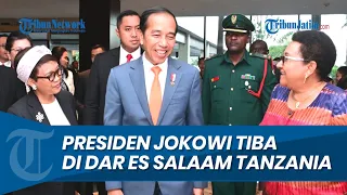 PRESIDEN JOKOWI Tiba di Dar Es Salaam Tanzania, Disambut Tarian Suku Maasai dan Tarian Msewe