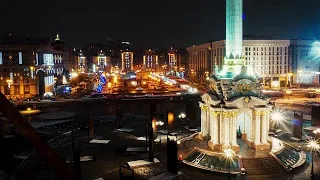 Maidan Independence Square Stock Video