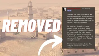CHAT REMOVED IN WOT BLITZ !!!