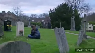 Emmerdale - Marlon Comfort April At Donna's Grave (27th February 2020)