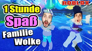 FAMILIE WOLKE im Adopt Me Alltags-Chaos! 1 Stunde Spaß mit Mama Dania & Baby Kaan bei Roblox