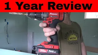 Harbor Freight Bauer 20v Cordless Drill 1 Year Review