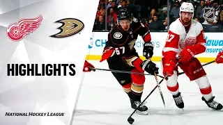 NHL Highlights | Red Wings @ Ducks 11/12/19