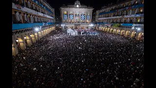 Marcha de San Sebastián 2024 Arriada desde la plaza de la Constitución