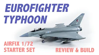 Airfix Eurofighter Typhoon Starter Set 1/72 review and build - HD 720p