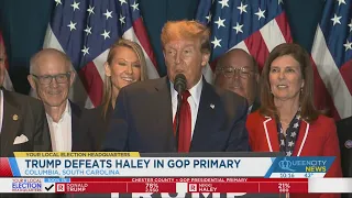 Trump wins SC, beating Haley in her home state and closing in on GOP nomination