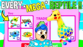 I Traded EVERY *MEGA REPTILE PET* In SOUTHEAST ASIA Egg In Adopt Me Roblox!! Adopt Me (TRADE PROOFS)