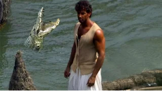 Hrithik Roshan Crocodile Fight in Mohenjo Daro