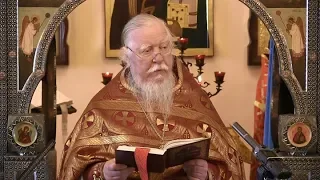 Протоиерей Димитрий Смирнов. Проповедь о смиренном мытаре и горделивом фарисее