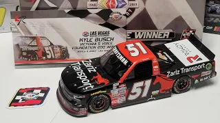 Kyle Busch 2023 Las Vegas Truck Series Win 1/24 NASCAR Diecast Review