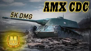 WOT Blitz | AMX CDC Epic Ace ( 5K DMG & 2 VS 5 )