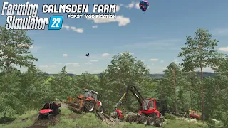 ABATTAGE EXPLOITATION FORESTIERE 🌲 Farming Simulator 22 | Episode 7