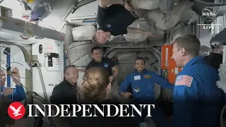 Live: Hatch closes on ISS as Nasa's SpaceX Crew-5 prepares to return to Earth