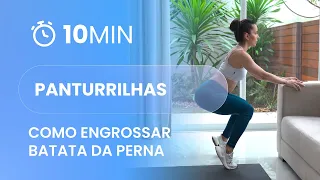 Como engrossar batata da perna - treino de panturrilhas em casa - Carol Borba