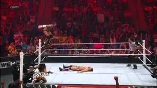 CM Punk & AJ Vs Kane and Daniel Brian, Raw 6/11/12