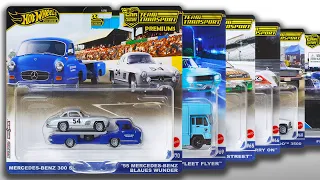 Showcase - Hot Wheels Team Transport Mixes, Car Culture 2 Packs, Entertainment Themed Set.