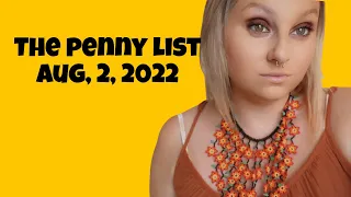 the penny list Aug,2,2022 (dollar general)