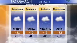 Тернопільська погода на 30 грудня 2014