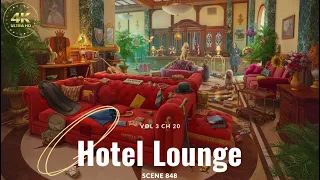 June's Journey Scene 848 Vol 3 Ch 20 Hotel Lounge *Full Mastered Scene* 4K
