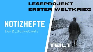 Erster Weltkrieg | Buchbesprechung | Leseprojekt Teil 1