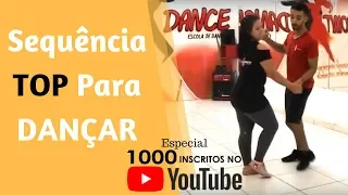 Sequência TOP Nível Intermediário Para Dançar Sertanejo (Vídeo Aula Especial de 1000 Inscritos)