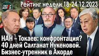 НАН – Токаев: Конфронтация? 40 дней Салтанат Нукеновой. Бишимбаев-отец: В суд на СМИ - Рейтинг