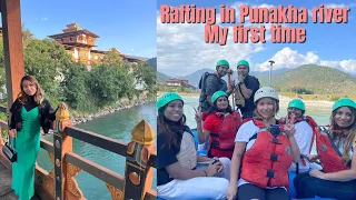 RIVER RAFTING IN PUNAKHA BHUTAN 🇧🇹 MY FIRST TIME 😍 BEST SOLO TRIP BUT NOT SOLO ANYMORE, MEMORABLE