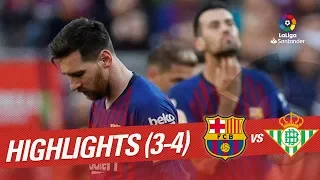 Highlights FC Barcelona vs Real Betis (3-4)