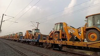 JCB carrier WAG 9HC JCB transport on Indian railways