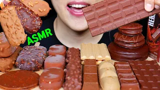 ASMR MAGNUM CHOCOLATE ICE CREAM + CHOCOLATE FEAST DESSERTS MUKBANG 초콜릿 디저트 먹방 EATING SOUNDS Шоколад.