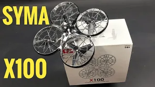 Syma X100 toy drone, review and flight