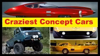 Top 10 Craziest Concept Cars Of All Time "10 Strangest Vehicles Ever Made''